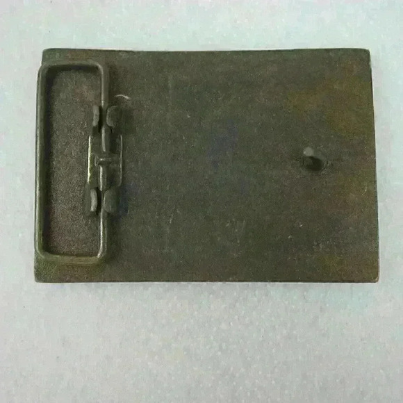Vintage Belt Buckle HENRY FORD Detroit Automobiles Record Year Model T Meta; - Picture 9 of 12